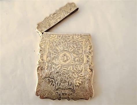 sterling silver card holder